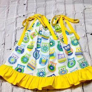 Beautiful Hand Made Pillow Case Dress 12m